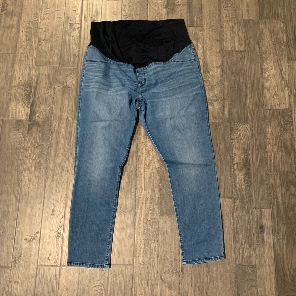 Full Front Panel Maternity Jeans